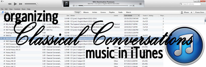 classical conversations music itunes