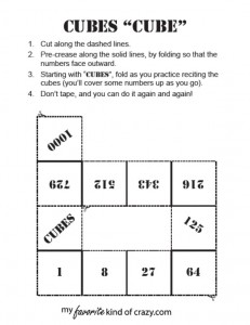 Skip Counting, Cubes, Math, Classical Conversations, Worksheet