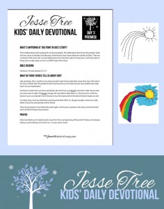 Jesse Tree Advent Devotional for Kids